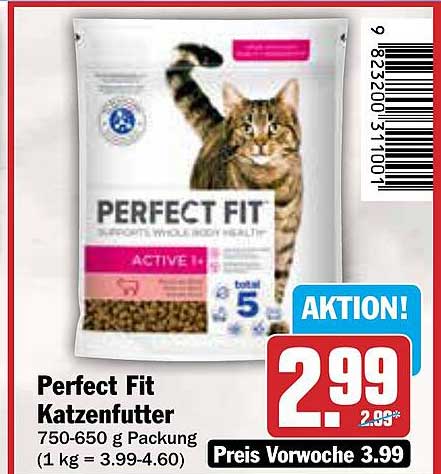 Perfect Fit Katzenfutter 750-650 g Packung