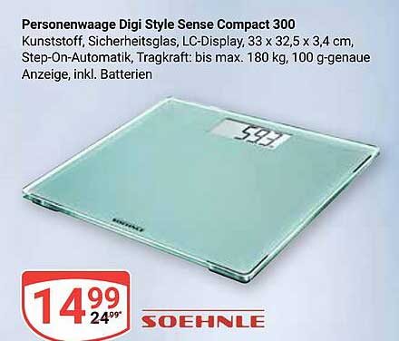 Personenwaage Digi Style Sense Compact 300
