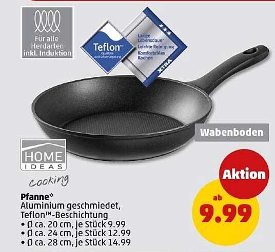 Pfanne - Aluminium geschmiedet mit Teflon™-Beschichtung