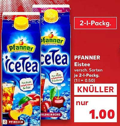 PFANNER Eistee 2-I-Pack - Verschiedene Sorten