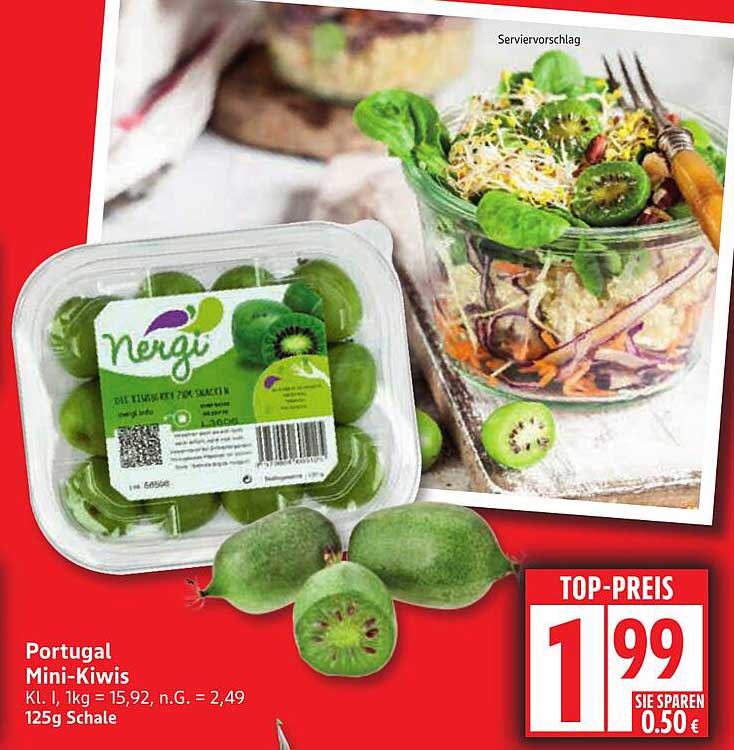 Portugal Mini-Kiwis 125g - TOP-PREIS nur 1,99 €