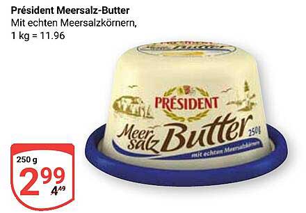 Président Meersalz-Butter 250 g
