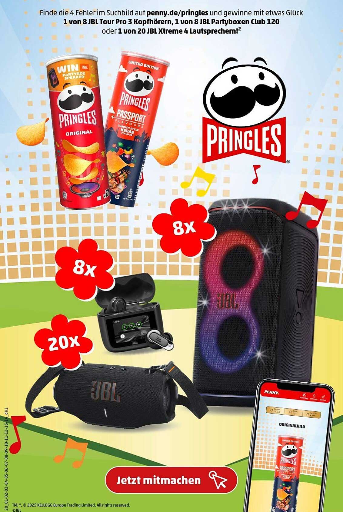 Pringles Limited Edition und großartige Gewinne bei Penny