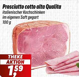 Prosciutto Cotto Alta Qualita - Italienischer Kochschinken
