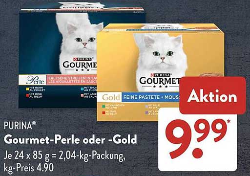 PURINA® Gourmet-Perle oder -Gold, 24 x 85 g