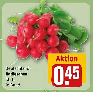 Radieschen Kl. I, je Bund