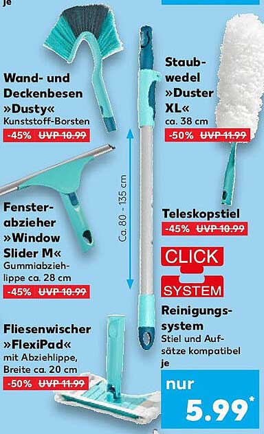 Reinigungs-Set bei Kaufland - Duster XL, Fensterabzieher und mehr!