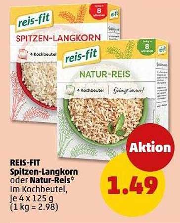 REIS-FIT Spitzen-Langkorn oder Natur-Reis