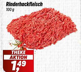 Rinderhackfleisch 100 g - THEKE AKTION
