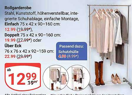 Rollgarderobe - flexibel und praktisch für jeden Raum