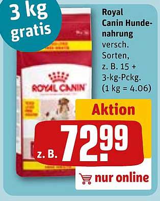 Royal Canin Hundenahrung 15 kg + 3 kg gratis