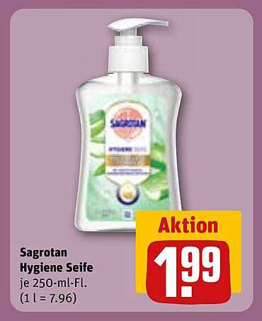 Sagrotan Hygiene Seife 250 ml für nur 1,99 €