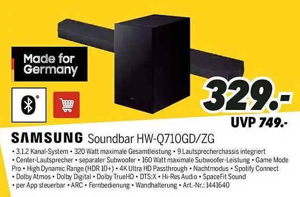 SAMSUNG Soundbar HW-Q710GD/ZG