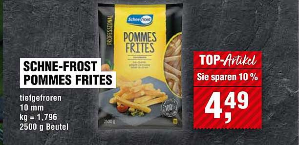 SCHNE-FROST POMMES FRITES