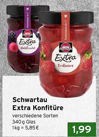 Schwartau Extra Konfitüre - verschiedene Sorten