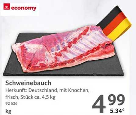 Schweinebauch, frisch und saftig - ideal für Ihr nächstes Grillfest!