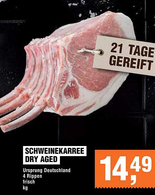 SCHWEINEKARREE DRY AGED