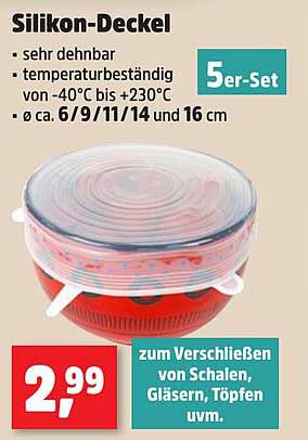 Silikon-Decken 5er-Set
