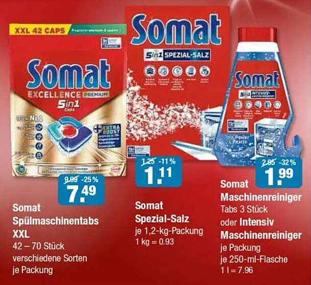 Somat Spülmaschinentabs XXL 42 Stück