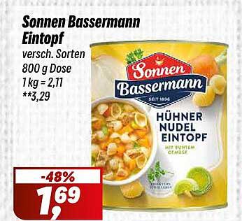 Sonnen Bassermann Eintopf – Hühner Nudel Eintopf