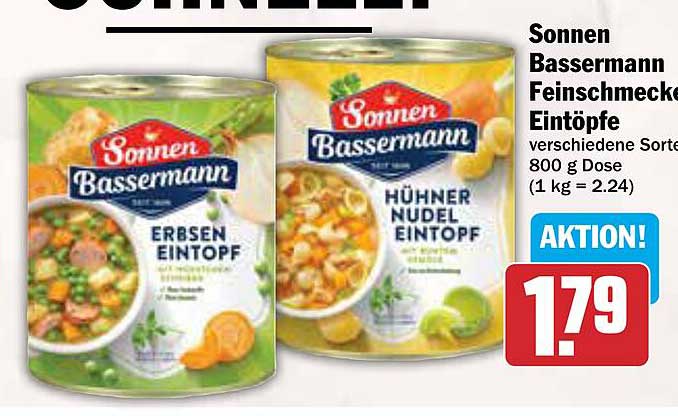 Sonnen Bassermann Feinschmecker Eintöpfe