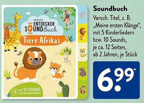 Soundbuch Tiere Afrikas - Mein Entdecker Soundbuch