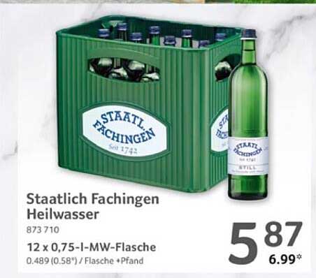Staatlich Fachingen Heilwasser 12 x 0,75 l