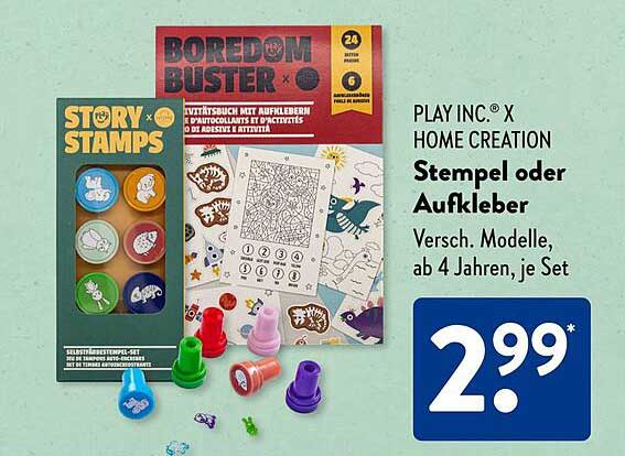 Stempel oder Aufkleber – Verschiedene Modelle