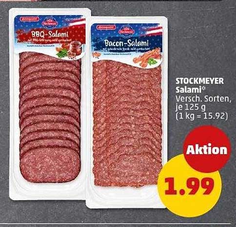 STOCKMEYER Salami - BBQ und Bacon-Salami