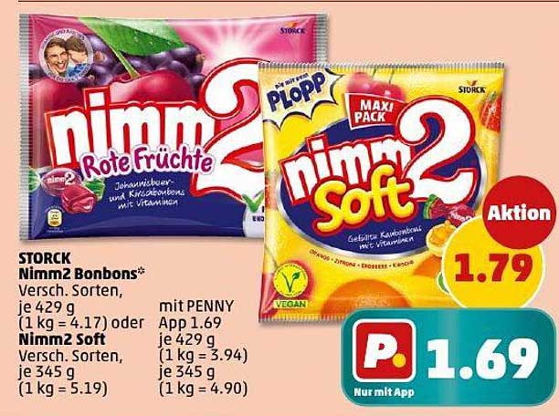 STORCK Nimm2 Bonbons - Rote Früchte und Nimm2 Soft