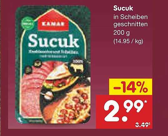 Sucuk in Scheiben geschnitten 200 g
