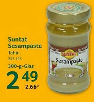 Suntat Sesampaste 300 g für nur 2,49 €