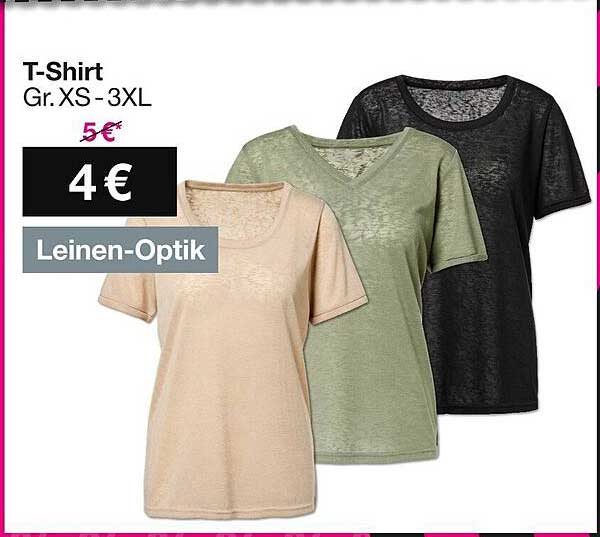 T-Shirt Gr. XS - 3XL in verschiedenen Farben