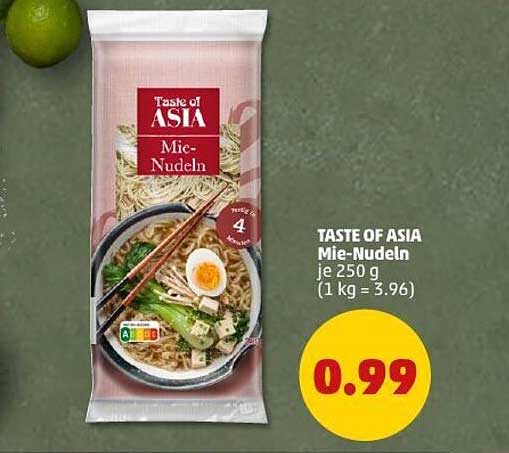 TASTE OF ASIA Mie-Nudeln je 250 g