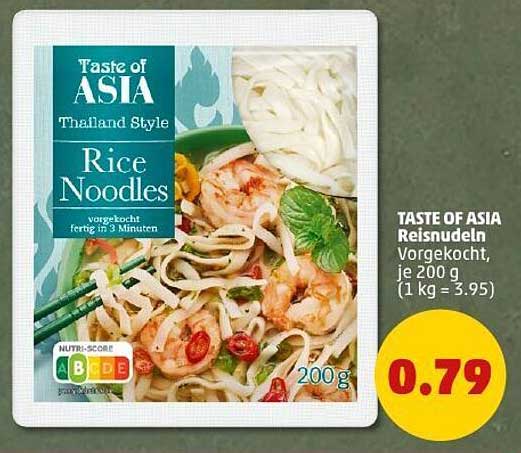 TASTE OF ASIA Reisnudeln, Thailand Style, 200 g