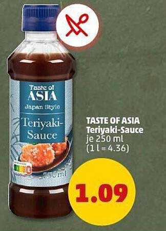 TASTE OF ASIA Teriyaki-Sauce 250 ml