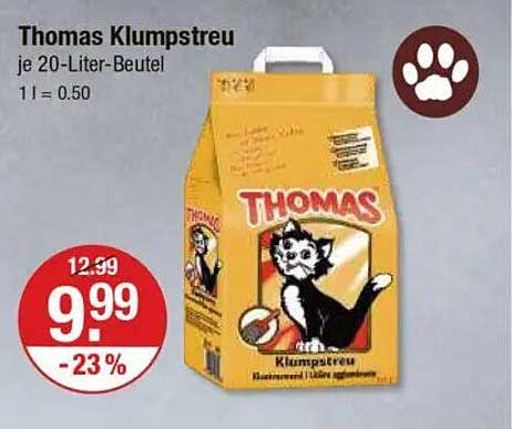Thomas Klumpstreu 20-Liter-Beutel