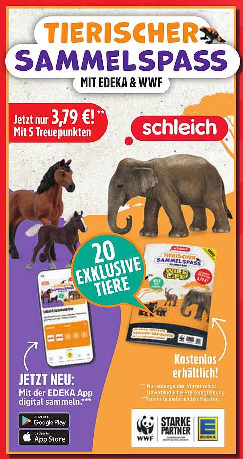 Tierischer Sammelpass mit EDEKA & WWF – Jetzt nur 3,79 €!