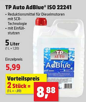 TP Auto AdBlue® ISO 22241 - 5 Liter
