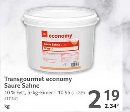 Transgourmet economy Saure Sahne