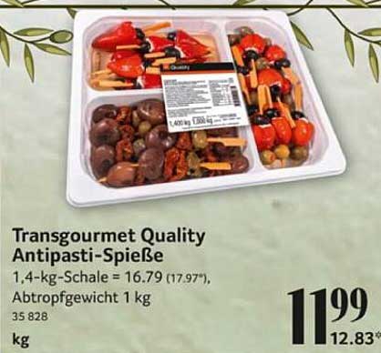 Transgourmet Quality Antipasti-Spieße
