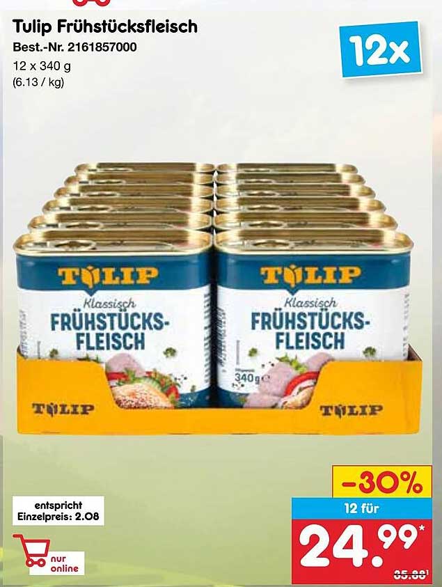 Tulip Frühstücksfleisch 12 x 340 g