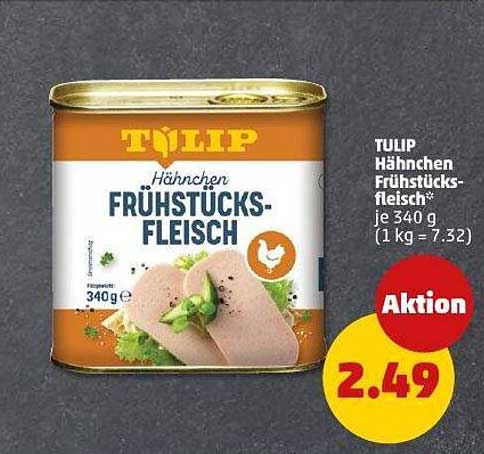 TULIP Hähnchen Frühstücksfleisch 340 g