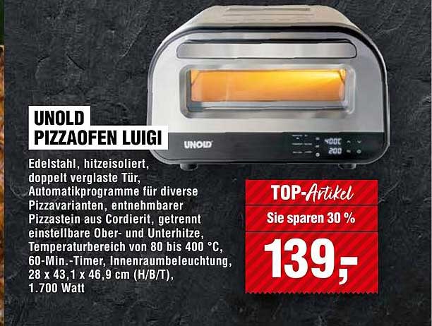 UNOLD PIZZAOFEN LUIGI