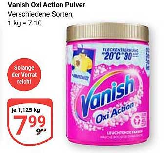 Vanish Oxi Action Pulver - 1 kg