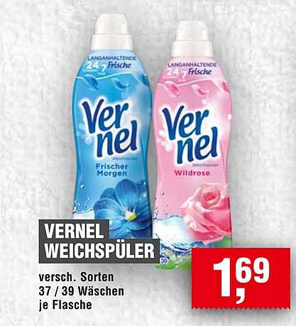 Vernel Weichspüler - Frischer Morgen & Wildrose