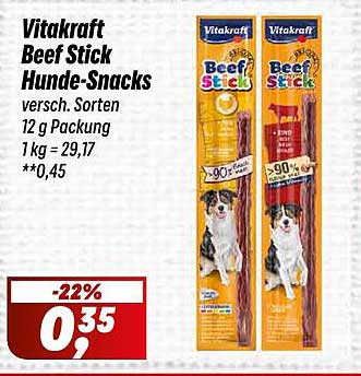 Vitakraft Beef Stick Hunde-Snacks verschiedene Sorten