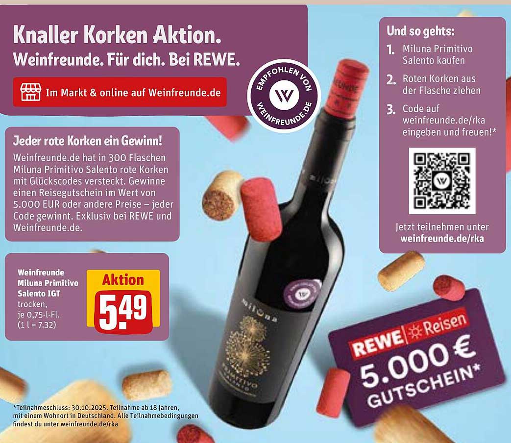 Weinfreunde Miluna Primitivo Salento IGT trocken