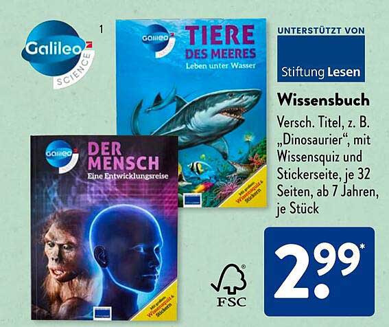 Wissen für neugierige Entdecker – Wissensbuch von Galileo