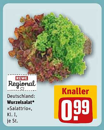Wurzelsalat "Salatttrio", Kl. I, je St.